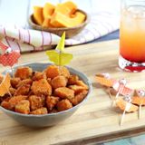 Zucca sabbiata in friggitrice ad aria