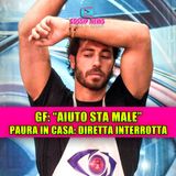 Grande Fratello, panico in diretta: malore per il gieffino, interrotta la trasmissione