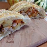 Strudel salato con zucca,patate e salsiccia 🎃