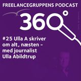 #25 Ulla A skriver om næsten alt - med journalist Ulla Abildtrup