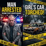 Man arrested in second teen's disappearance after missing girl's car found torched - True Crime News