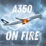 LCA#55 - Un moteur en feu sur l'Airbus A350-1000 de Cathay Pacific, problème de cenrage chez Swiss