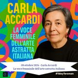 #1day1woman - 9 ottobre 1924 - Carla Accardi: la forza del segno