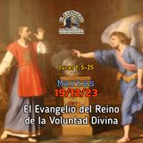 Día 19-12-23 Evangelio del Reino de la Voluntad Divina