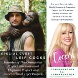 Coexist host, Coe Lewis with Leif Cocks founder of The Orangutan Project, Ep 198