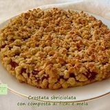 Crostata sbriciolata con composta di fichi e mela