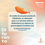 La riqueza de la pobreza ~ Devocional de Jóvenes ~ 10 de agosto 2026