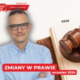 #936 Zmiany w prawie – wrzesień 2024