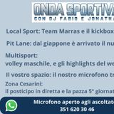 Puntata 29 settembre - Team Marras - MotoGp - Volley - Tennis - Ciclismo - Atletica - Serie A