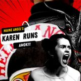 Maine Hells Angels' Karen Runs Amok!!!