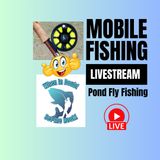 Fly Fishing - Pond Fly Fishing - Whatever Bites- Mobile Fishing Livestream 26 (Audio Podcast)