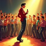 Ever wondered why Elvis Presley couldn't keep his hips still on stage?
