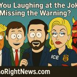Are You Laughing at the Joke or Missing the Warning?