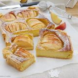 TORTA DI MELE E CREMA CON PASTA SFOGLIA: il dolce furbo con la crema che cuoce direttamente in forno!