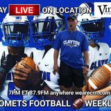 Episode #6 #CometsFootballWeekly from Vinson's Pub+Eatery w/ Coach Chadwick w/ guests Kyle Nesselrode & Malachi Adkins!! #WeAreCRN #GoComets