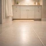Foot flat on tile