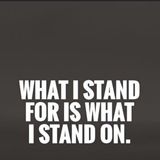 Thankful Thursday show What I stand for is what I stand on