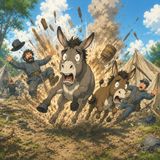 Using Donkey Missiles To Blow Up A Confederate Army Camp