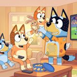 💙 Bluey y la Camiseta de la Suerte ⚽ Cuento de Fútbol