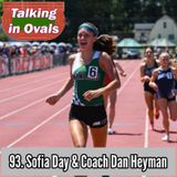 93. Sofia Day & Coach Dan Heyman, Junior Distance Runner at Mainland Regional High School