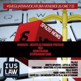 VENERDÌ, 26 MAGGIO 2017 #SvegliatiAvvocatura - LIVE