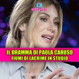 Paola Caruso in lacrime: il dramma del figlio e della madre malata