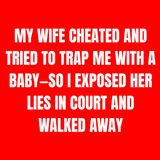 My Wife Cheated And Tried To Trap Me With A Baby—So I Exposed Her Lies In Court And Walked Away