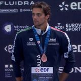 Thomas Ceccon strappa il il bronzo nei 200 dorso agli europei di Parigi