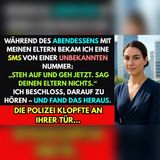Beim Essen mit meinen Eltern warnte mich eine SMS vor dem Verrat