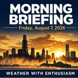 Morning Briefing — Friday, August 7, 2026 | Zmanim, NWS Chicago and More
