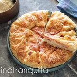 Torta rustica com mortadella e Emmenthal