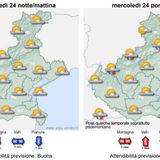 Previsioni meteo 23/26/07, tempo variabile in settimana poi caldo in aumento da giovedì