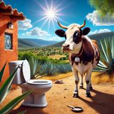 ¿Por qué están enseñando a las vacas a usar el baño?