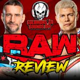 WWE Raw 1/22/24 Review - CM PUNK AND CODY RHODES SOLD THE ROYAL RUMBLE WITH ONE PROMO