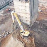 Ascolta la news: Il monumentale oleificio Belloli abbattuto dall’escavatore da demolizione Doosan DX530DM