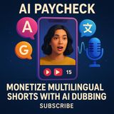 HeyGen Goldmine: Monetize Multilingual Shorts with AI Dubbing (HeyGen, Papercup, CaptionHub) for Passive Income