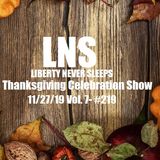 Thanksgiving Celebration Show 11/26/19 Vol. 7- #218