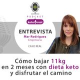 11. Entrevista a Mar Rodríguez – Cómo bajar 11kg en 2 meses con dieta keto y disfrutar el camino.