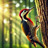 Ever wonder why woodpeckers don't get headaches from all that tree tapping?