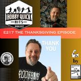 The Thanksgiving Episode-Hobby Quick Hits E217