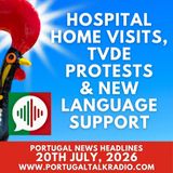 Hospital home visits, AIMA task force (cont/d), TVDE protests & new language learning support