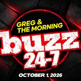 (10-01-2026) The Buzz 24/7 Podcast: Glass Etiquette, Drive-Thru Rage & The Restaurant Rush