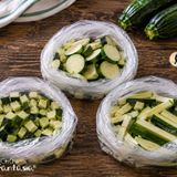 Come congelare le zucchine