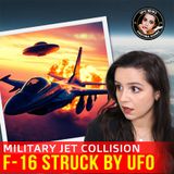 Air Force Jet GROUNDED After Collision With "Orange-White" UFO