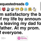 My mom satisfactory the best night of my life by announcing she was leaving my dad
