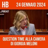 Giorgia Meloni alla Camera per il Question Time
