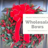 Big Sale for Christmas bows at wholesale prices