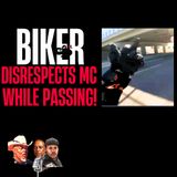 Biker Disrespects Motorcycle Club While Passing Them