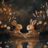 🐰 A Sleepy Animal Town Boat Trip 🛶