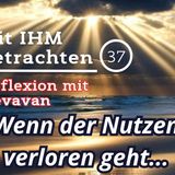 Wenn der Nutzen verloren geht... — Mit IHM Betrachten – (37)